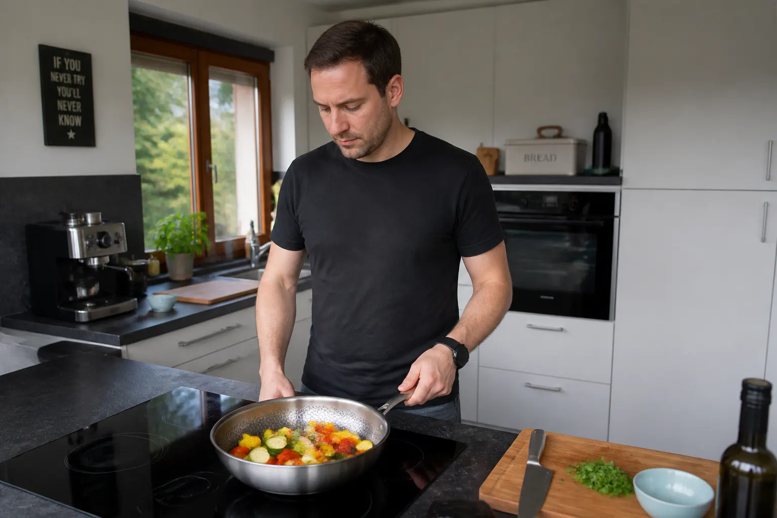 Poêle Titanium dans la cuisine de Daniel W.