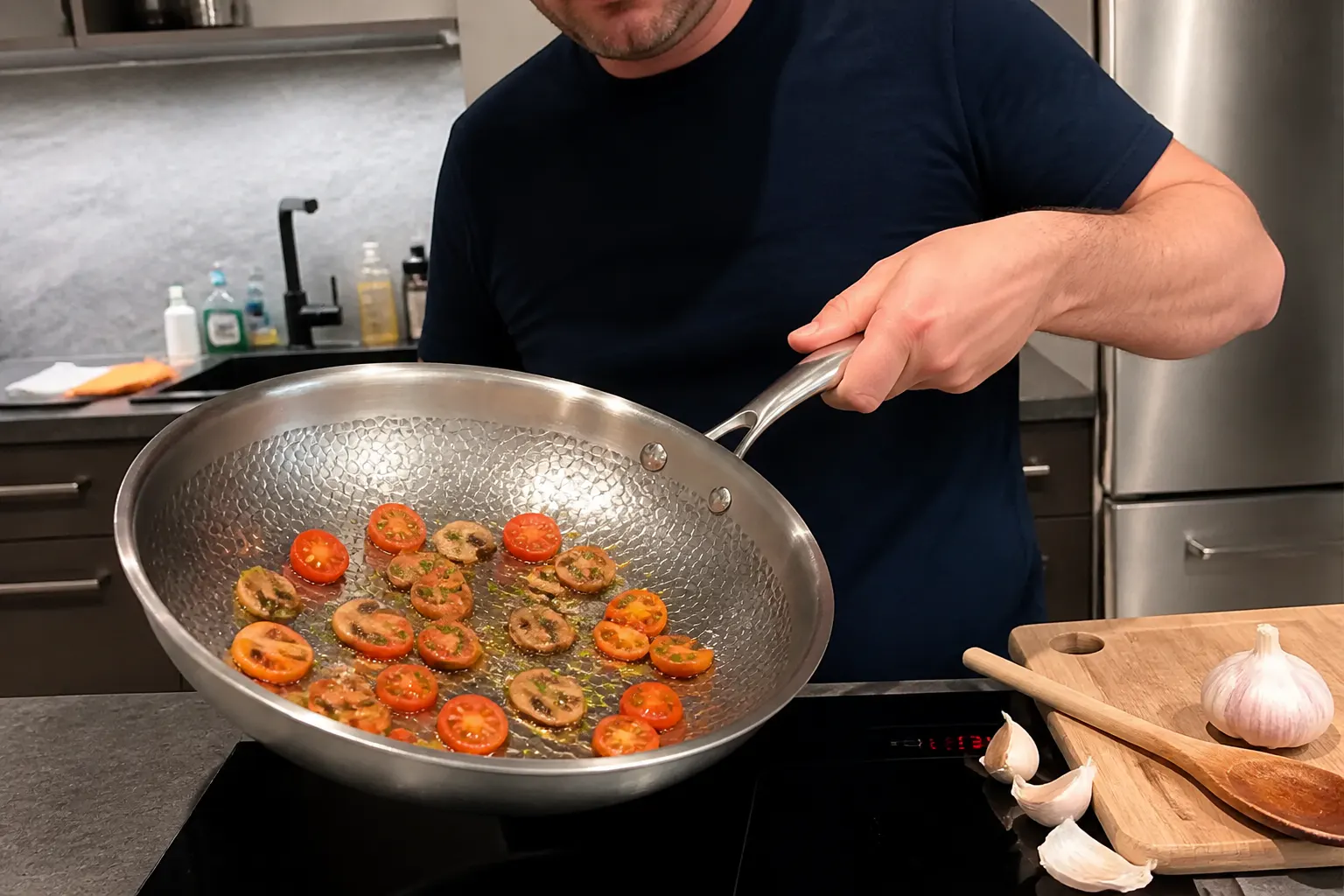 Poêle Titanium dans la cuisine de Isabelle G.